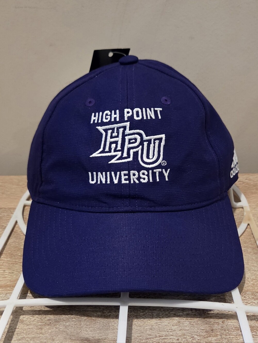 NWT Adidas High Point University Performance Strapback Hat - Purple - OSFM